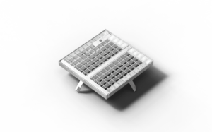 Grille de ventilation à verrouillage