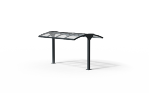Abri vélos cintré